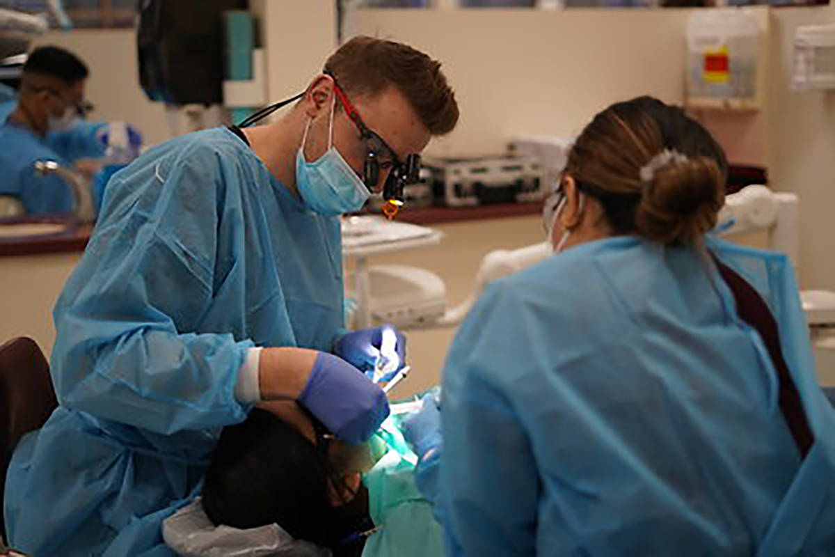 UNLV School of Dental Medicine provides treatment to patients at its clinic in Las Vegas. (UNLV ...