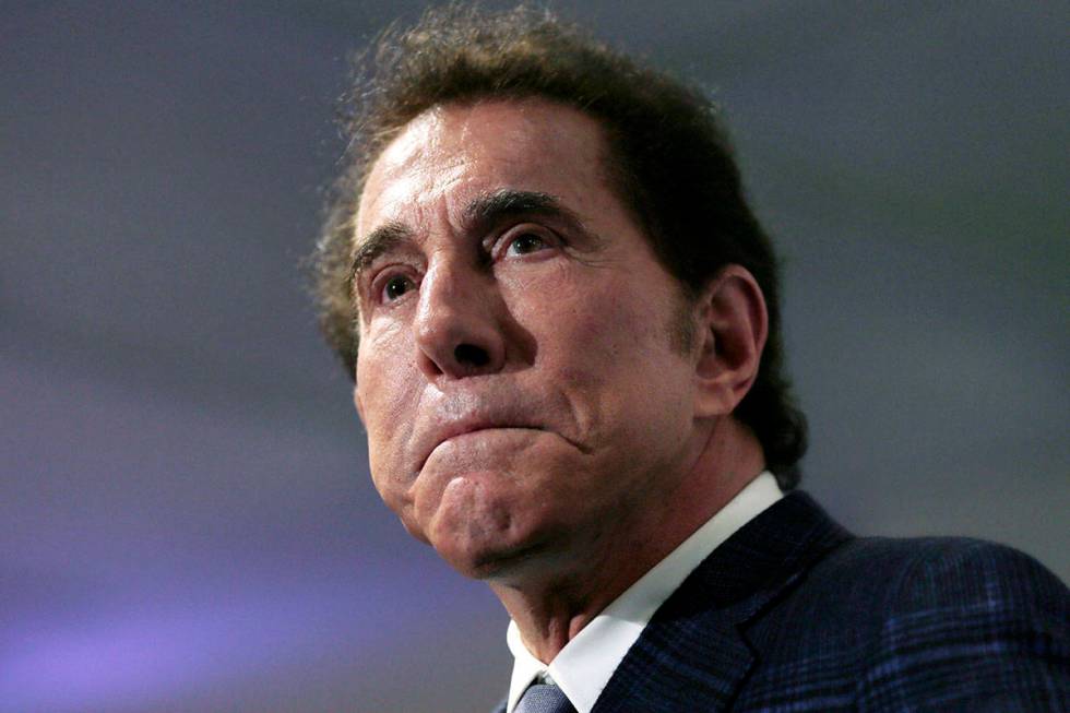 In this March 15, 2018 file photo, casino mogul Steve Wynn is seen during a news conference in ...