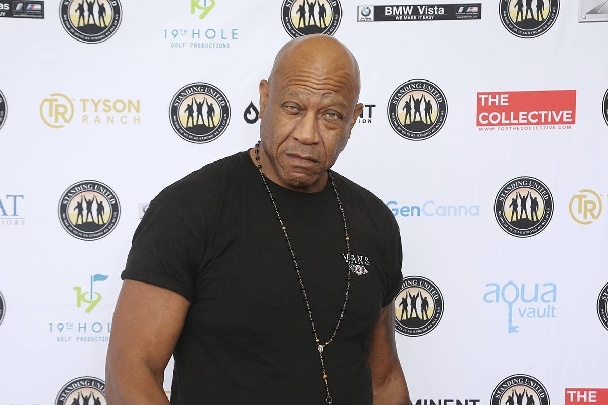 In this Friday, Aug. 2, 2019 file photo, Tommy 'Tiny' Lister attends the Mike Tyson Standing Un ...