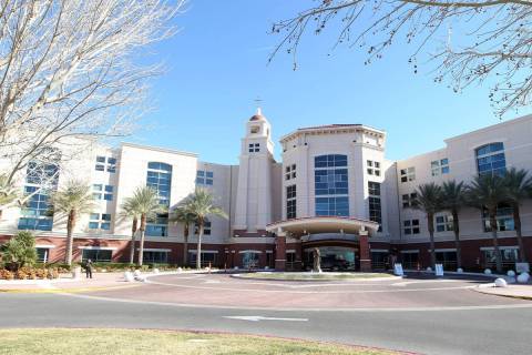 St. Rose Dominican Hospital-Siena Campus in Henderson. (Las Vegas Review-Journal)