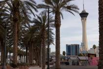 The Las Vegas high temperature is expected to be about 57 on Wednesday, Dec. 16, 2020, accordin ...