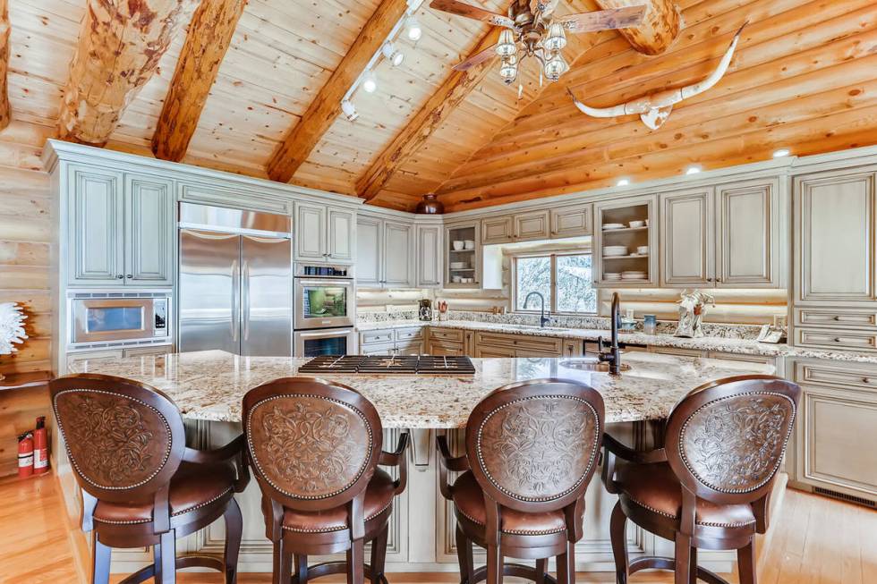 The kitchen. (Mt. Charleston Realty)