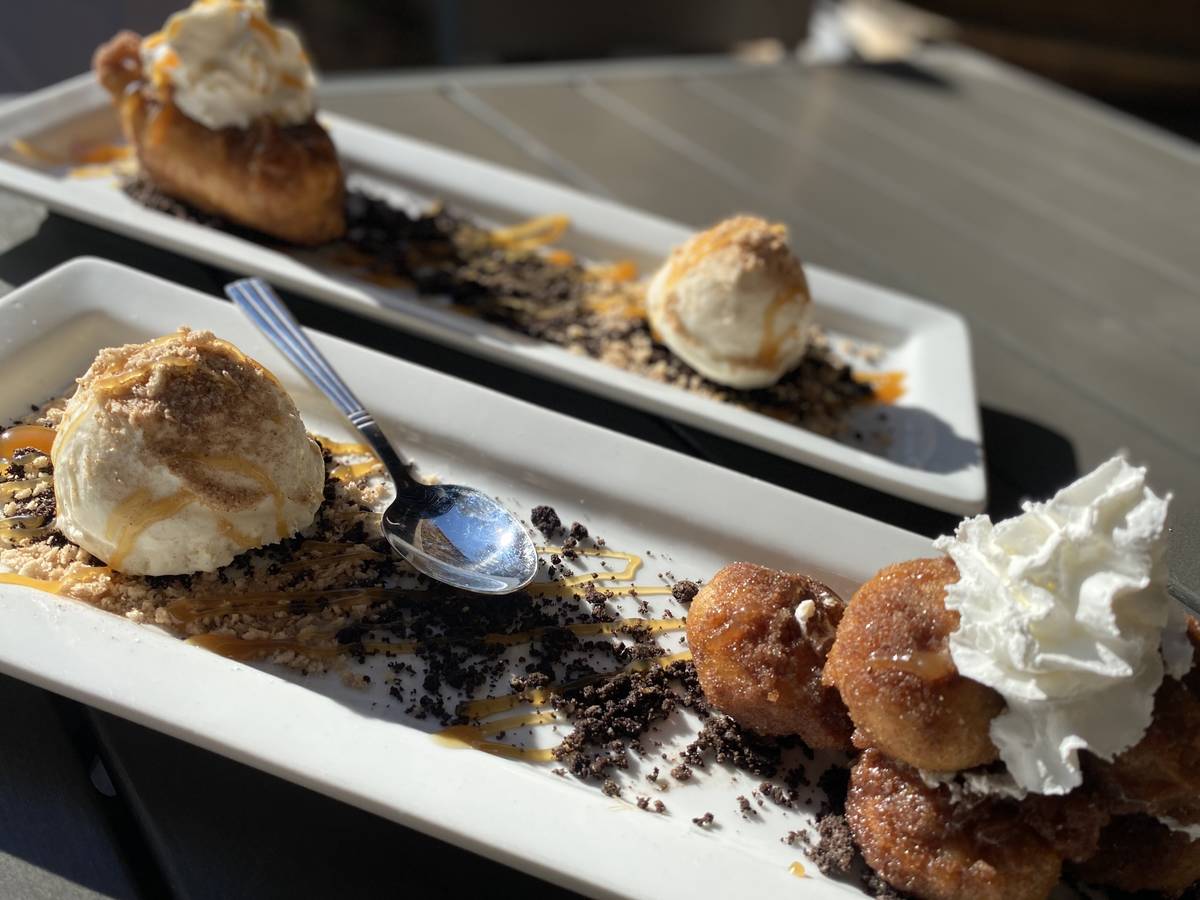 Pumpkin Pie Bites and Deep Fried Pumpkin Pie at Distill and Remedy's. (Distill/Remedy's)