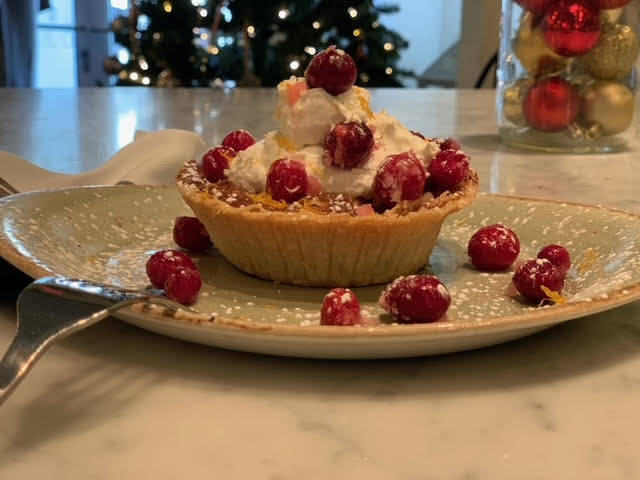 Pecan, bourbon and cranberry tart at Honey Salt. (Honey Salt)