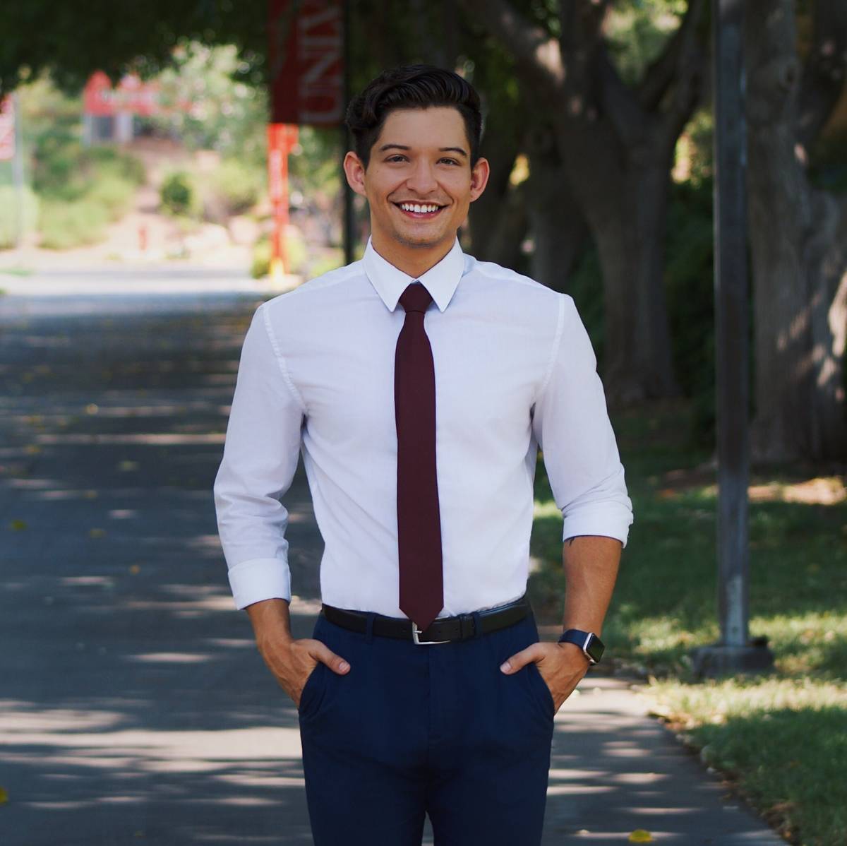 Recent UNLV graduate Santiago Gudiño-Rosales, 24, plans to start medical school in summer 2021 ...