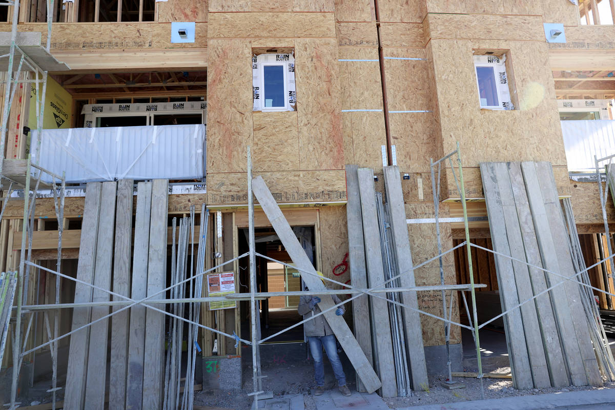 Panorama housing development by Touchstone Living under construction on North Hualapai Way near ...