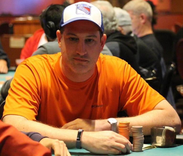 Gershon Distenfeld at the World Series of Poker at the Rio in 2018. (Gershon Distenfeld)