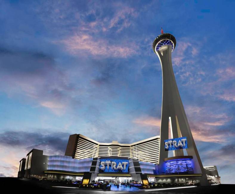 The Strat will welcome 2021 with a midnight SkyJump. (Golden Entertainment)