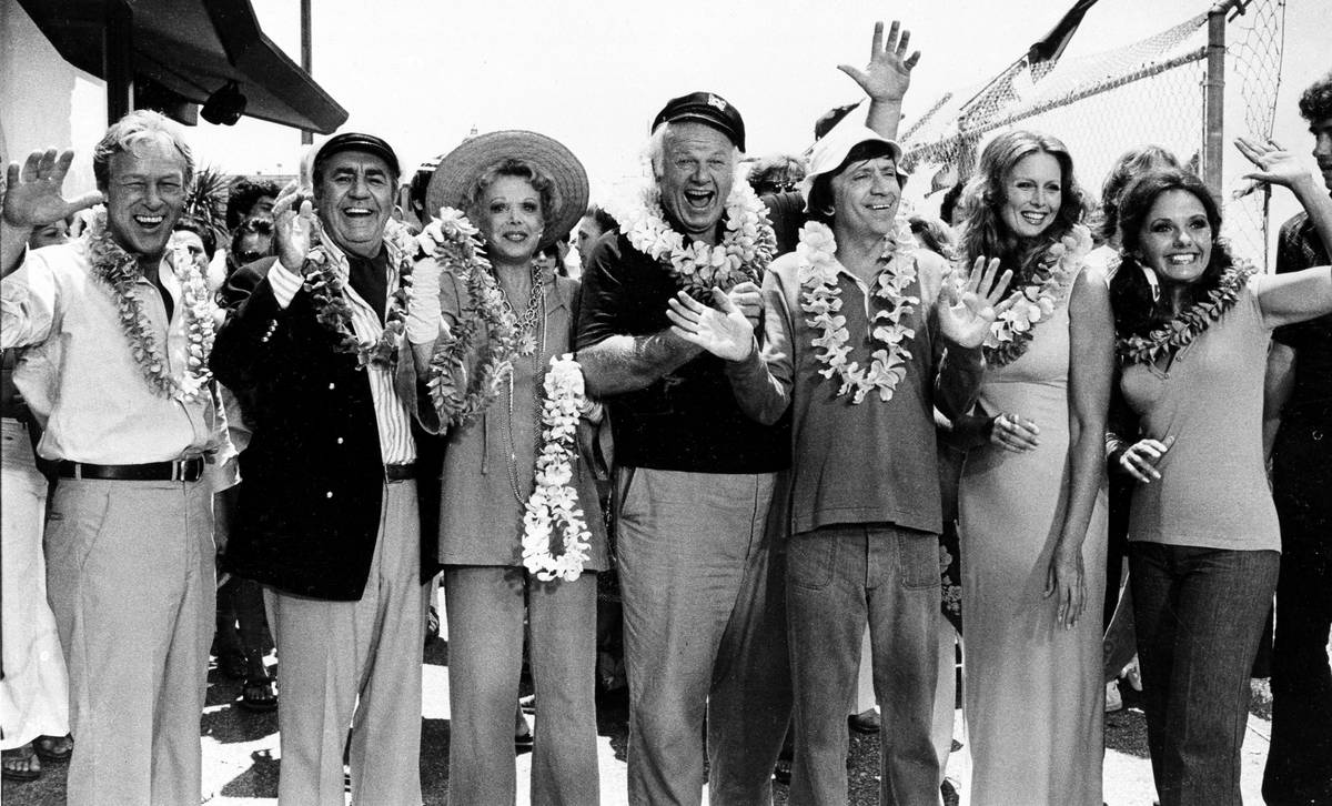 The cast of "Gilligan's Island," on Oct. 2, 1978, from left, Russell Johnson, as the professor; ...