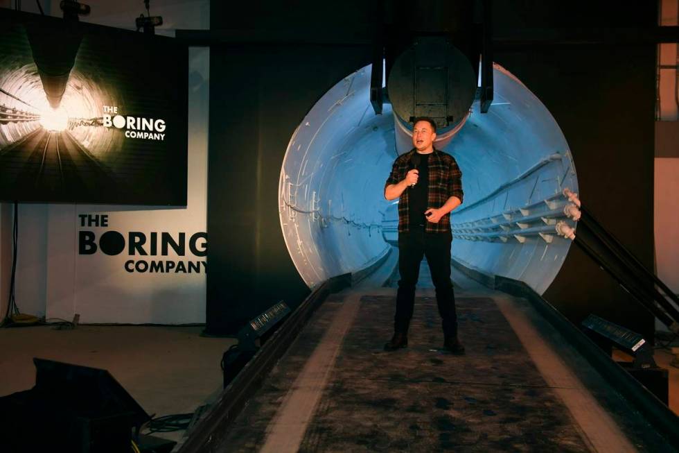 Elon Musk, co-founder and chief executive officer of Tesla Inc., speaks during an unveiling eve ...