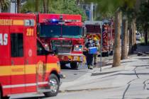 Las Vegas Fire Department (Elizabeth Brumley/Las Vegas Review-Journal)