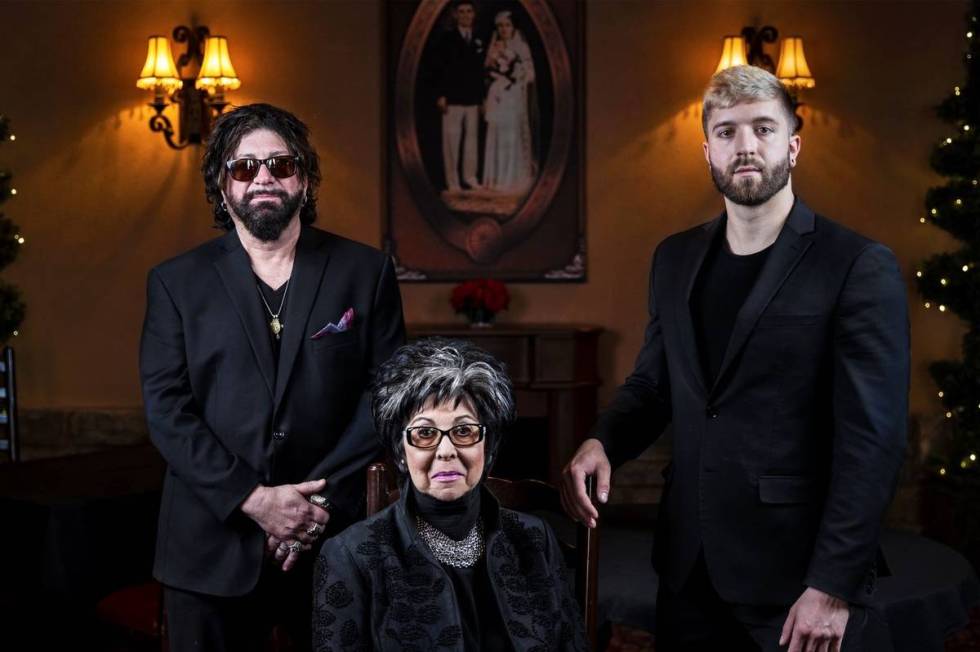 Ron Mancuso, left, Lorraine Hunt-Bono and Roman Mancuso at Bootlegger Bistro on Wednesday, Aug. ...