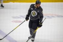 Golden Knights right wing Ryan Reaves (75) skates during training camp on Wednesday, Jan. 6, 20 ...