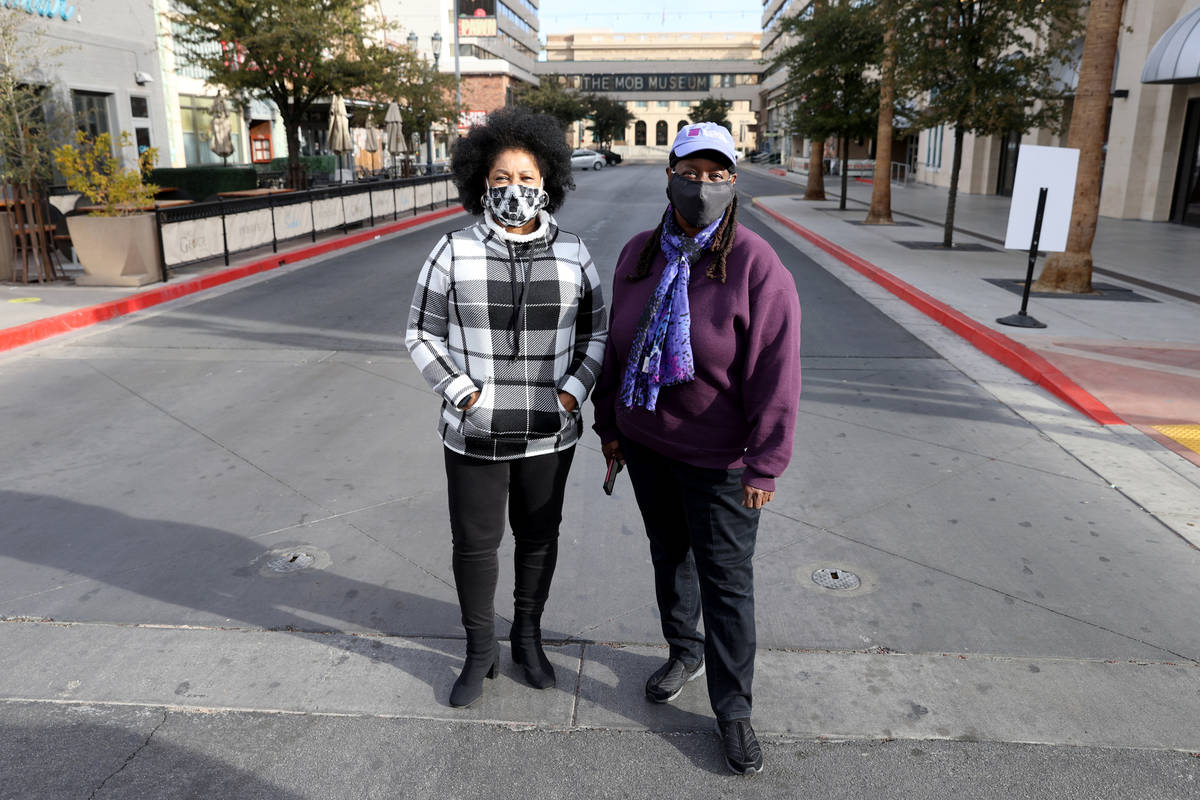 Nedra Cooper, left, and Vera Sampson, pioneers in the founding of the Dr. Martin Luther King Jr ...