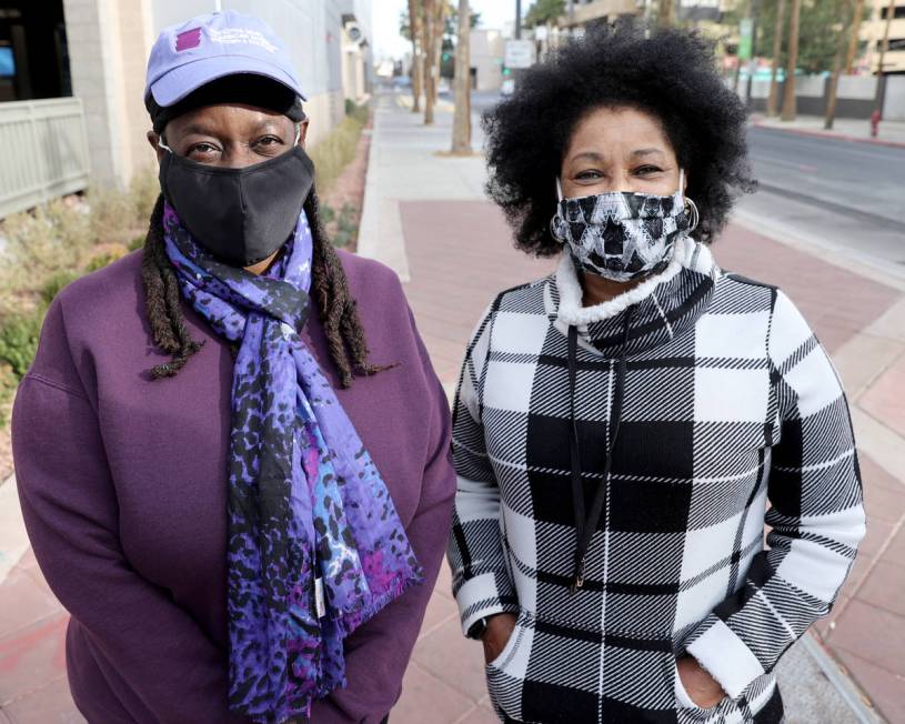 Vera Sampson, left, and Nedra Cooper, pioneers in the founding of the Dr. Martin Luther King Jr ...