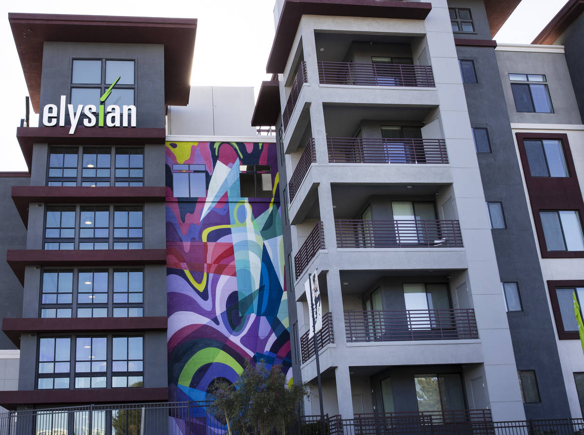 Elysian at Hughes Center, an apartment complex inside the Hughes Center office park, at 3776 Ho ...