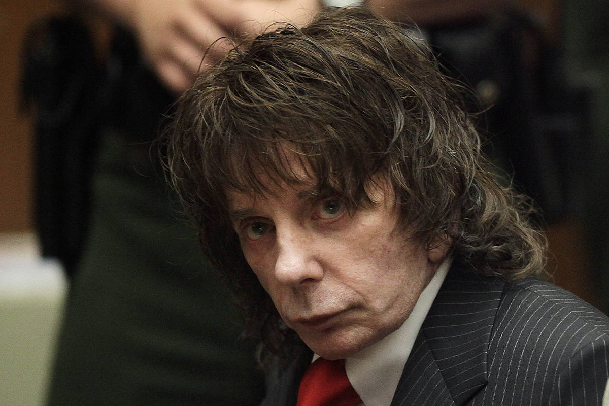 FILE - In this May 29, 2009 file photo, music producer Phil Spector sits in a courtroom for his ...
