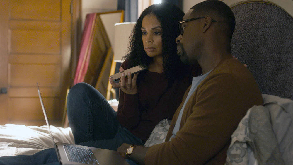 Susan Kelechi Watson as Beth and Sterling K. Brown as Randall in "This Is Us." (NBC)