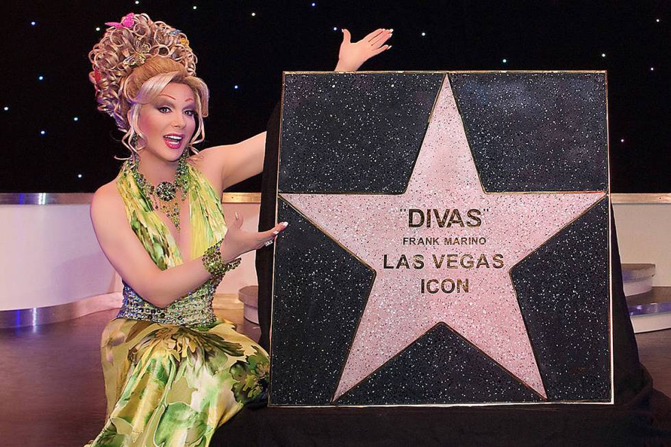 Frank Marino is presented with his second Star on The Las Vegas Walk of Stars in Las Vegas on F ...