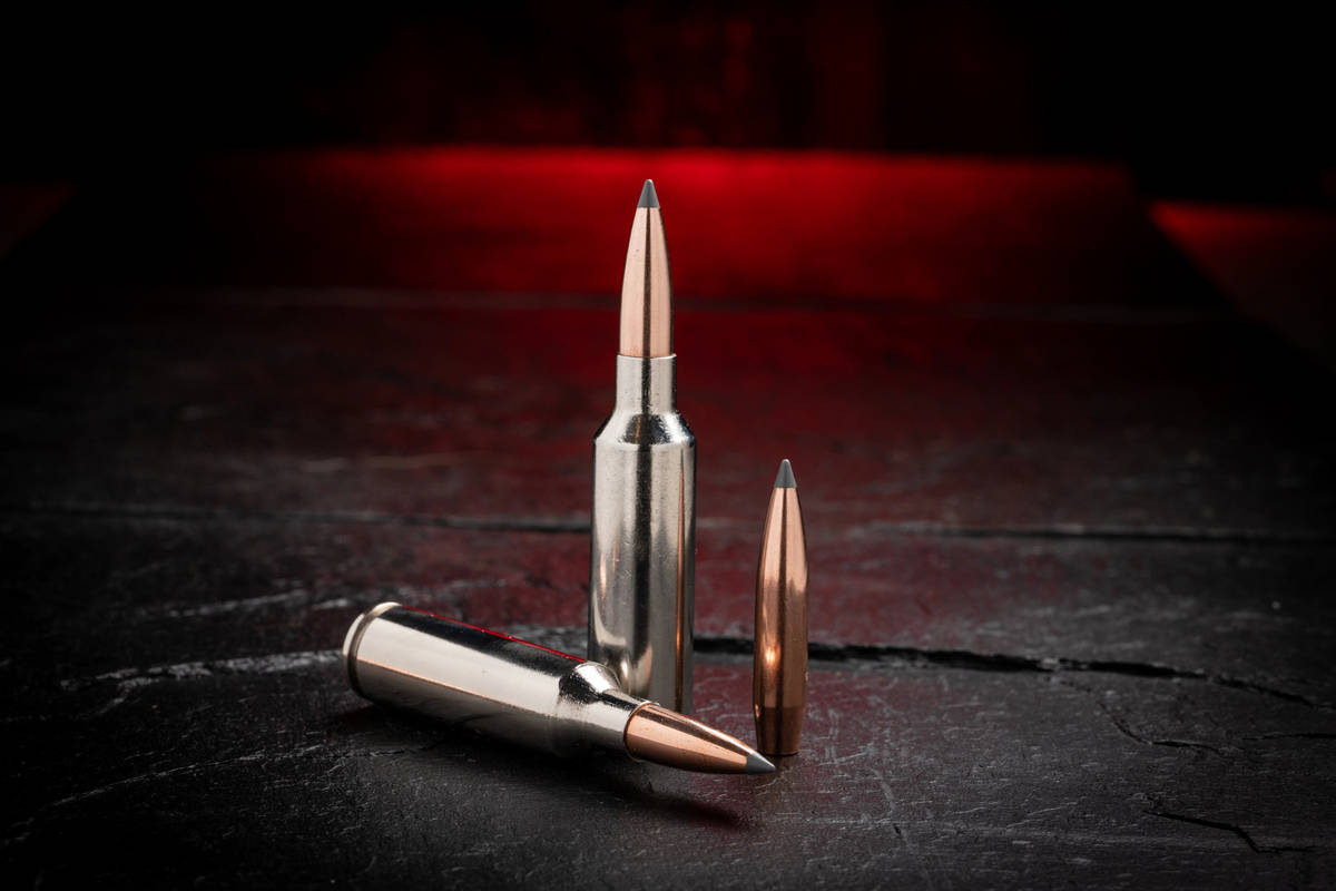 The new 6.8 Western cartridge is built on a shortened .270 Winchester Short Magnum case so it c ...