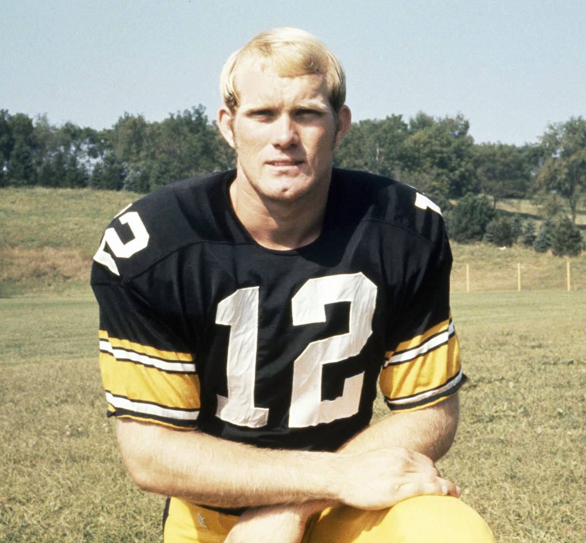 Terry Bradshaw, quarterback for the Pittsburgh Steelers, is shown in 1970. (AP Photo)