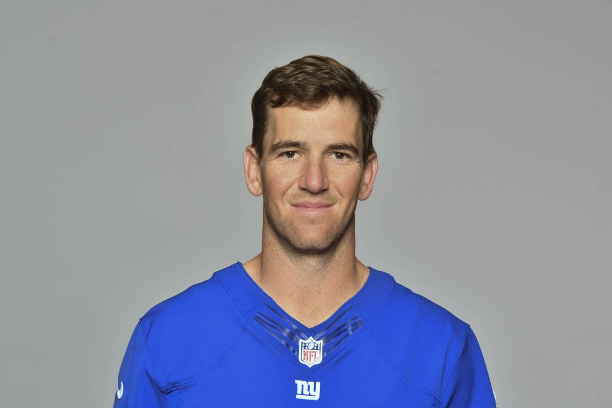 This is a 2018 photo of Eli Manning of the New York Giants NFL football team. This image reflec ...