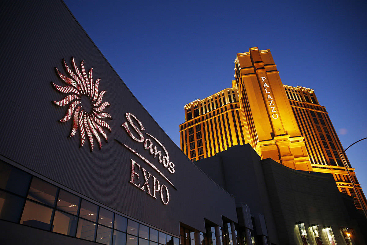 The Sands Expo and Convention Center and The Palazzo in Las Vegas. (AP Photo/John Locher, File)