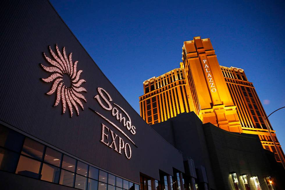 The Sands Expo and Convention Center and The Palazzo in Las Vegas. (AP Photo/John Locher, File)