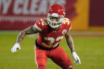 Kansas City Chiefs strong safety Tyrann Mathieu (32) plays against the Denver Broncos in the se ...