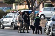 The Metropolitan Police Department investigates a barricade situation at McLeod Drive and Liber ...