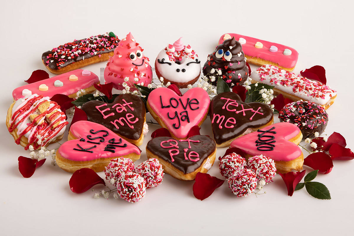 Pinkbox Doughnuts' Valentine's Day designs. (Pinkbox)
