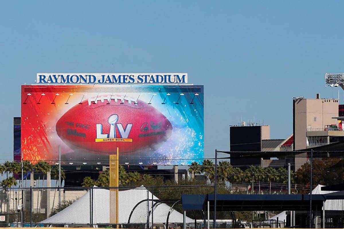 The cost of a 30-second TV ad will cost $5.6 million for Sunday's Super Bowl from Raymond James ...
