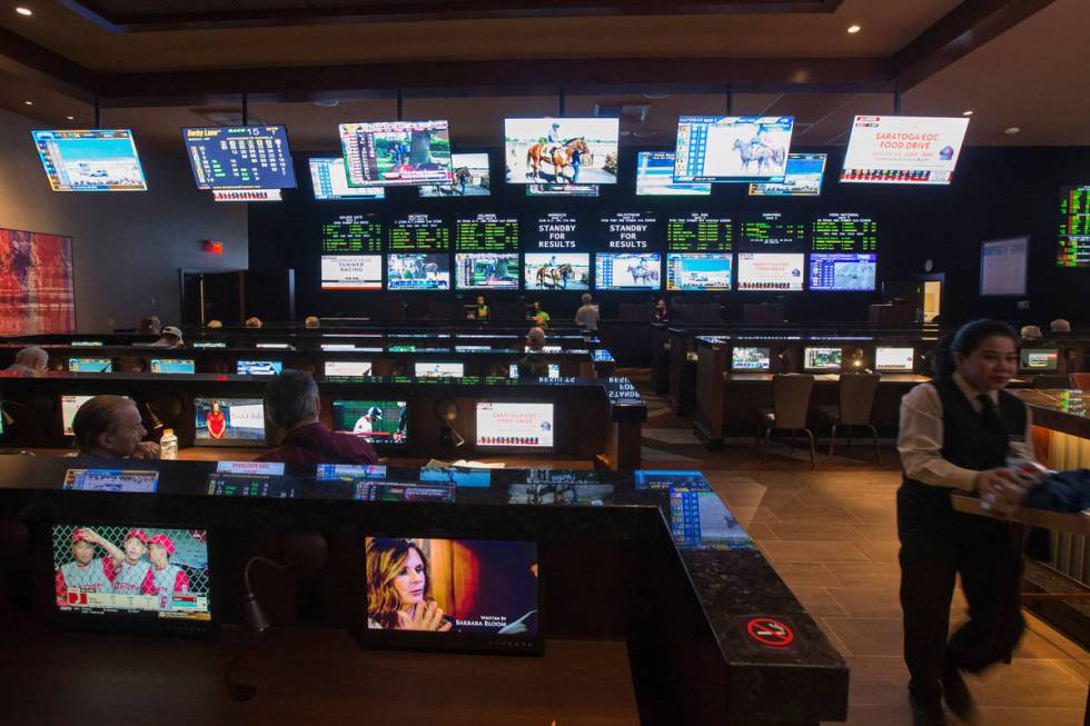Palace Station sportsbook, shown on Thursday, Aug. 23, 2018. Richard Brian Las Vegas Review-Journal