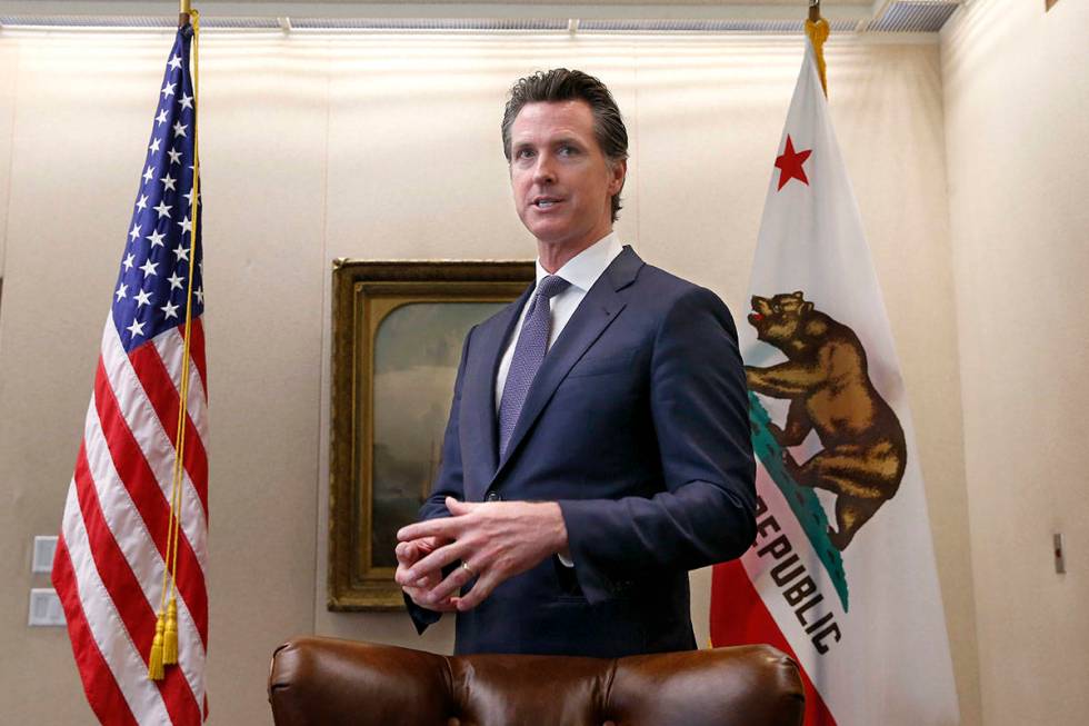 Gov. Gavin Newsom, seen in 2019. (AP Photo/Rich Pedroncelli)