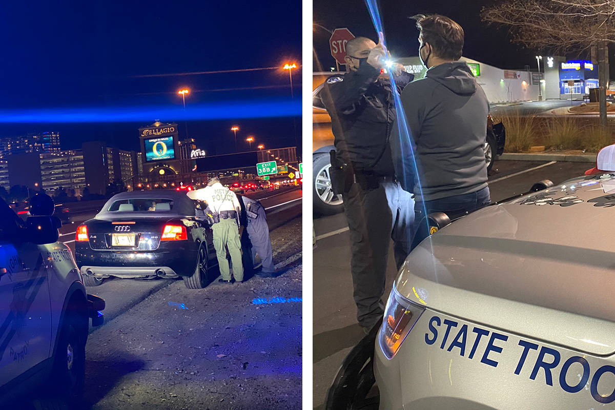 Law enforcement conducted multiple stops of motorists Sunday, Feb. 7, 2021, as part of a task f ...