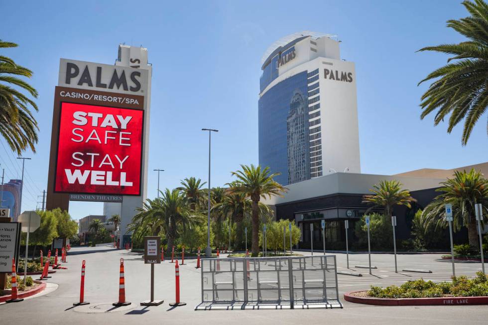 A view of the Palms is seen in Las Vegas on Wednesday, Aug. 12, 2020. (Las Vegas Review-Journal)