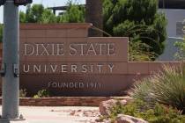 Dixie State University in St. George, Utah. (Chris Caldwell/The Spectrum via AP)