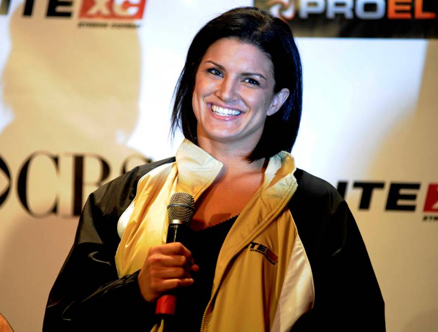 Mixed Martial arts fighter Gina Carano, seen in 2008. (AP file)