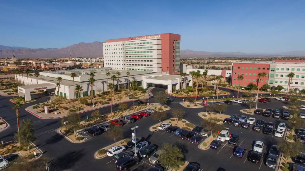 Centennial Hills Hospital in northwest Las Vegas is pictured. (Valley Health System)