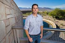 Daniel Gerrity, a microbiologist for the Southern Nevada Water Authority, on Wednesday, Nov. 18 ...