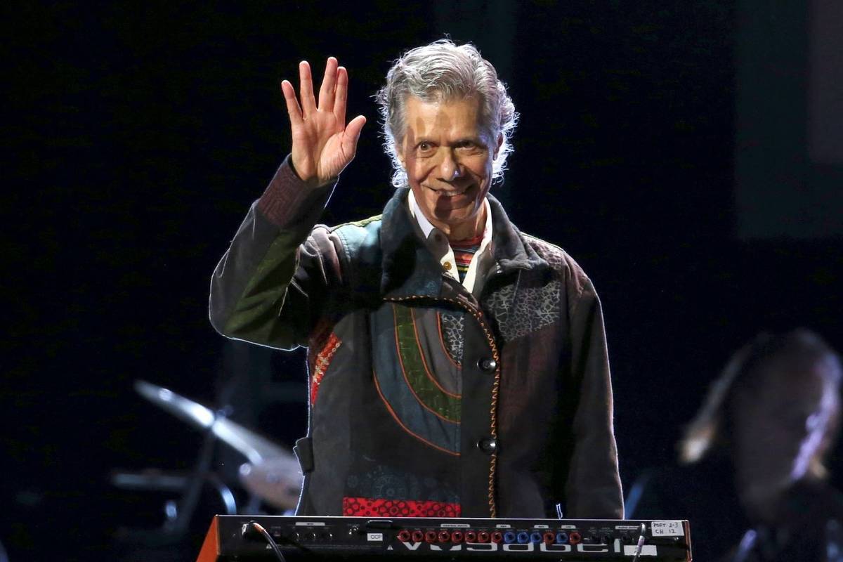 Chick Corea performs at the 62nd annual Grammy Awards on Jan. 26, 2020, in Los Angeles. (Photo ...