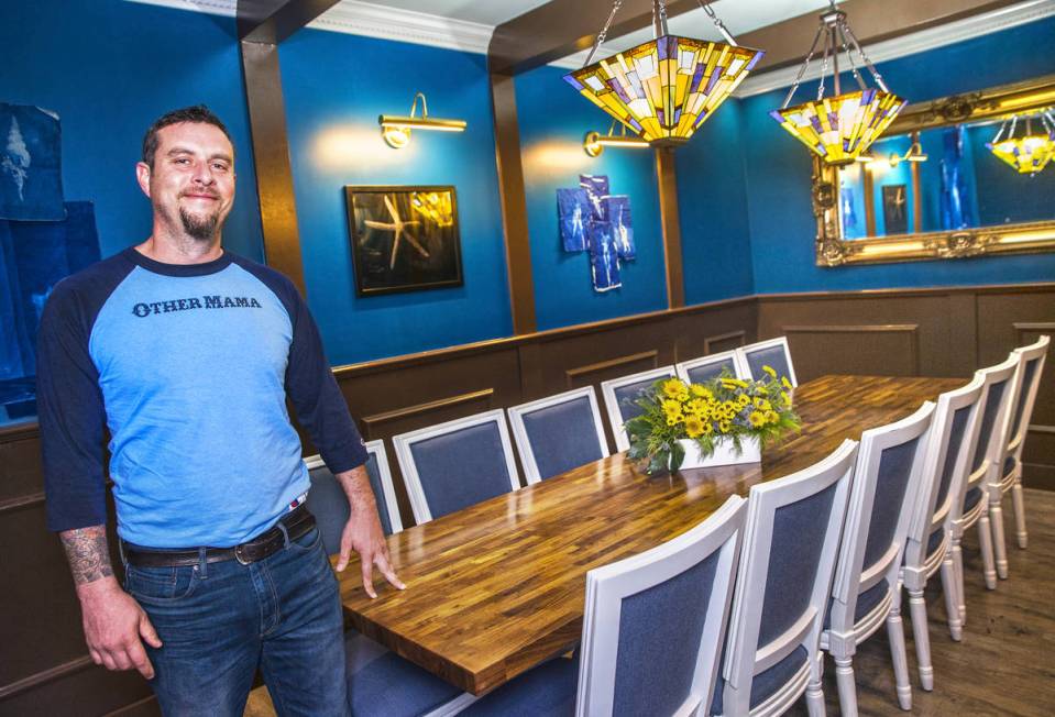 Chef Dan Krohmer, shown here in the private dining room at Other Mama, is returning to the rest ...