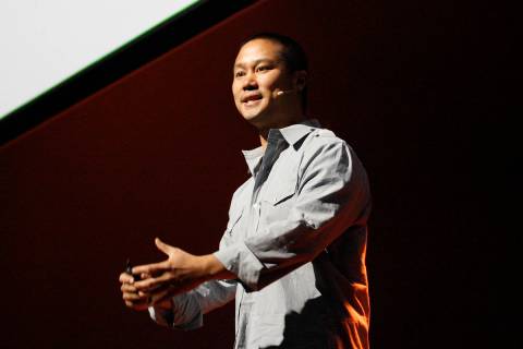 A Las Vegas attorney for late tech entrepreneur Tony Hsieh, shown in this 2012 photo, is seekin ...