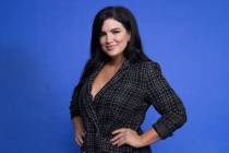 Gina Carano is seen at the Disney Plus launch event promoting "The Mandalorian" at the London W ...