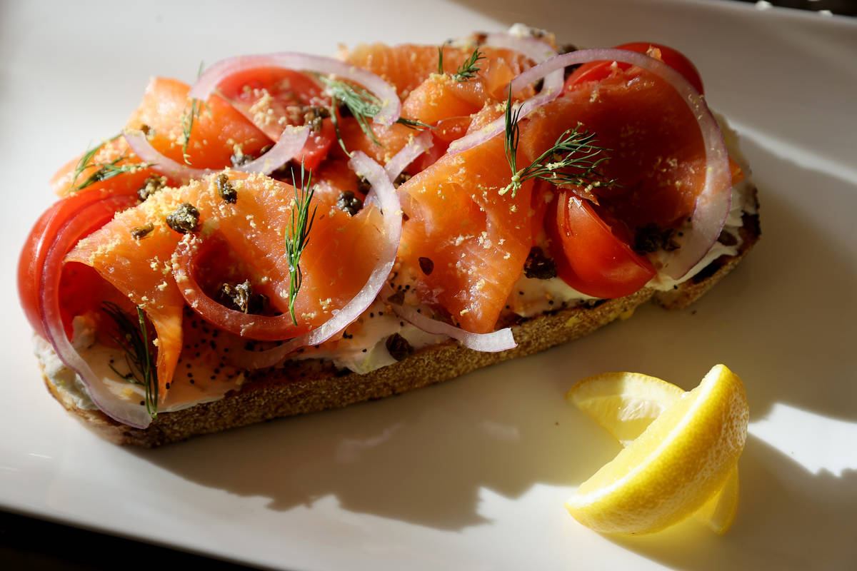 Salmon Toast at the new Lucky Penny Cafe at Red Rock Resort. (K.M. Cannon/Las Vegas Review-Jour ...
