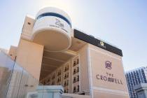 A view of the Cromwell along the Las Vegas Strip on Wednesday, Aug. 12, 2020. (Elizabeth Brumle ...