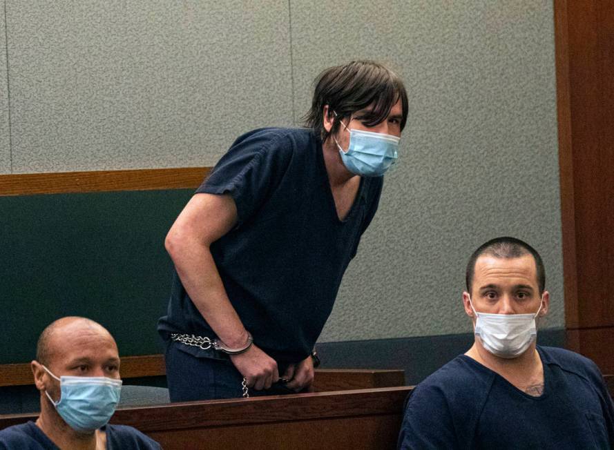 Brent Wilson, founding member of Panic! At the Disco, appears in court during his status hearin ...