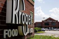 FILE - This June 17, 2014, file photo, shows a Kroger store in Houston. Kroger Co. says it was ...