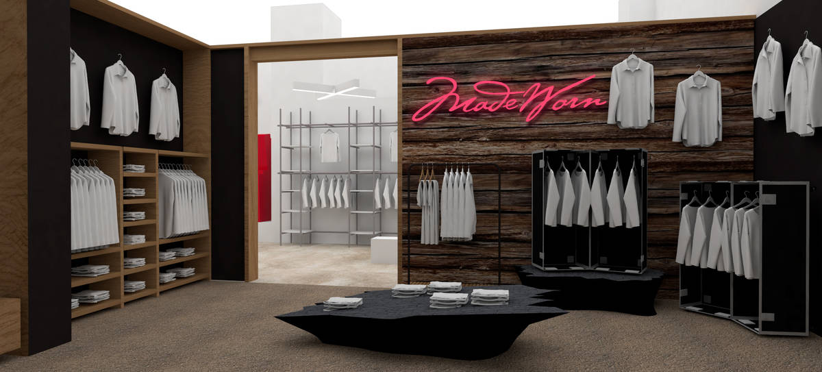 This rendering shows a display of Los Angeles-based retailer Fred Segal. Resorts World Las Vega ...