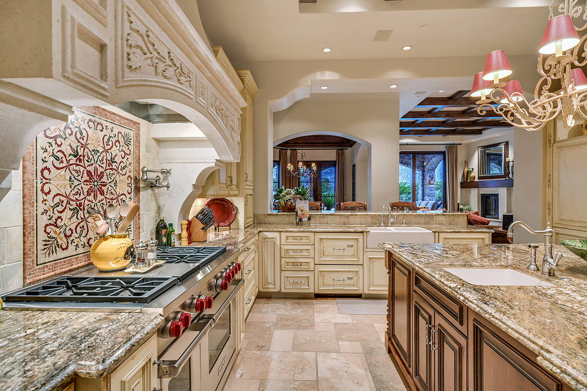 A Las Vegas luxury home tour in March will showcase mansions and their kitchens. (Darin Marques ...